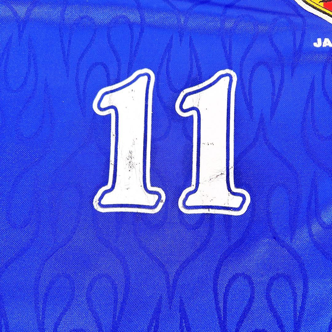 アシックス 日本代表 ユニフォーム フランスW杯 炎モデル 三浦知良 カズ L