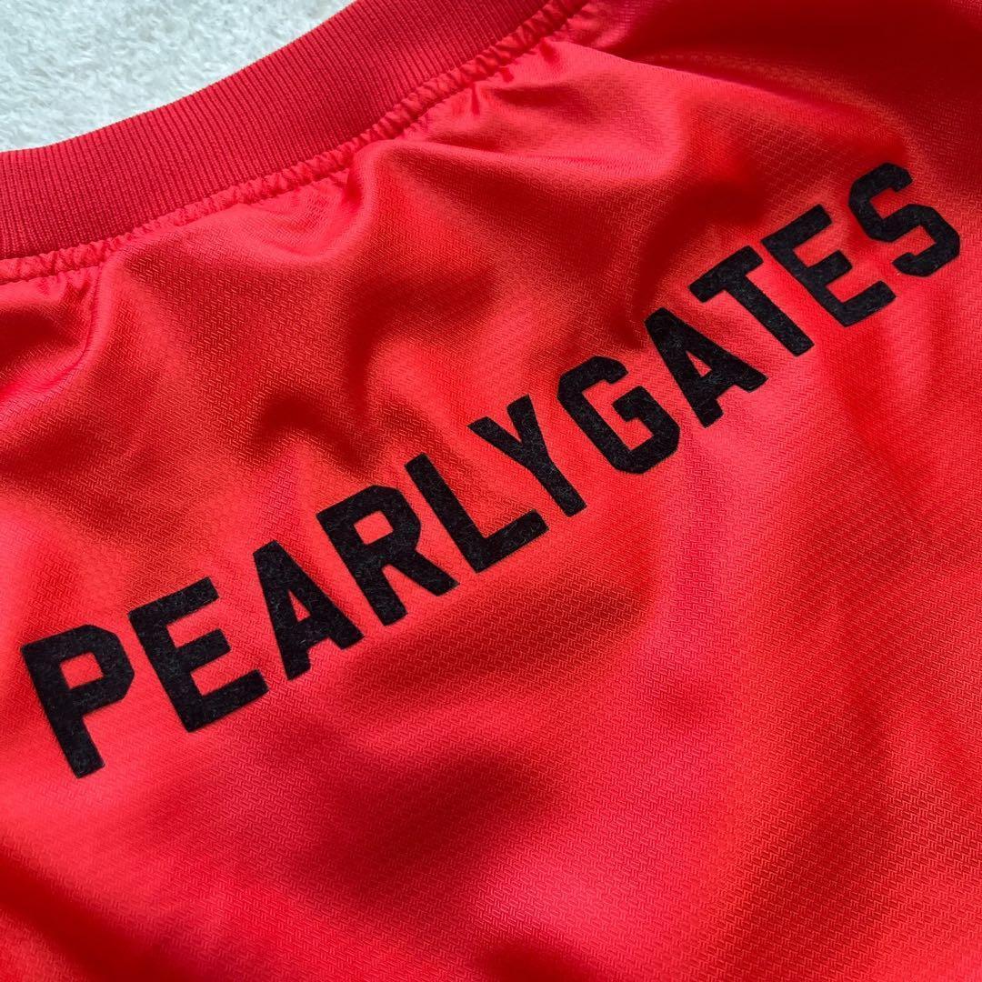 極美品　パーリーゲイツ　ツインスニード 　2枚セット　蓄熱　モックネック　レッド