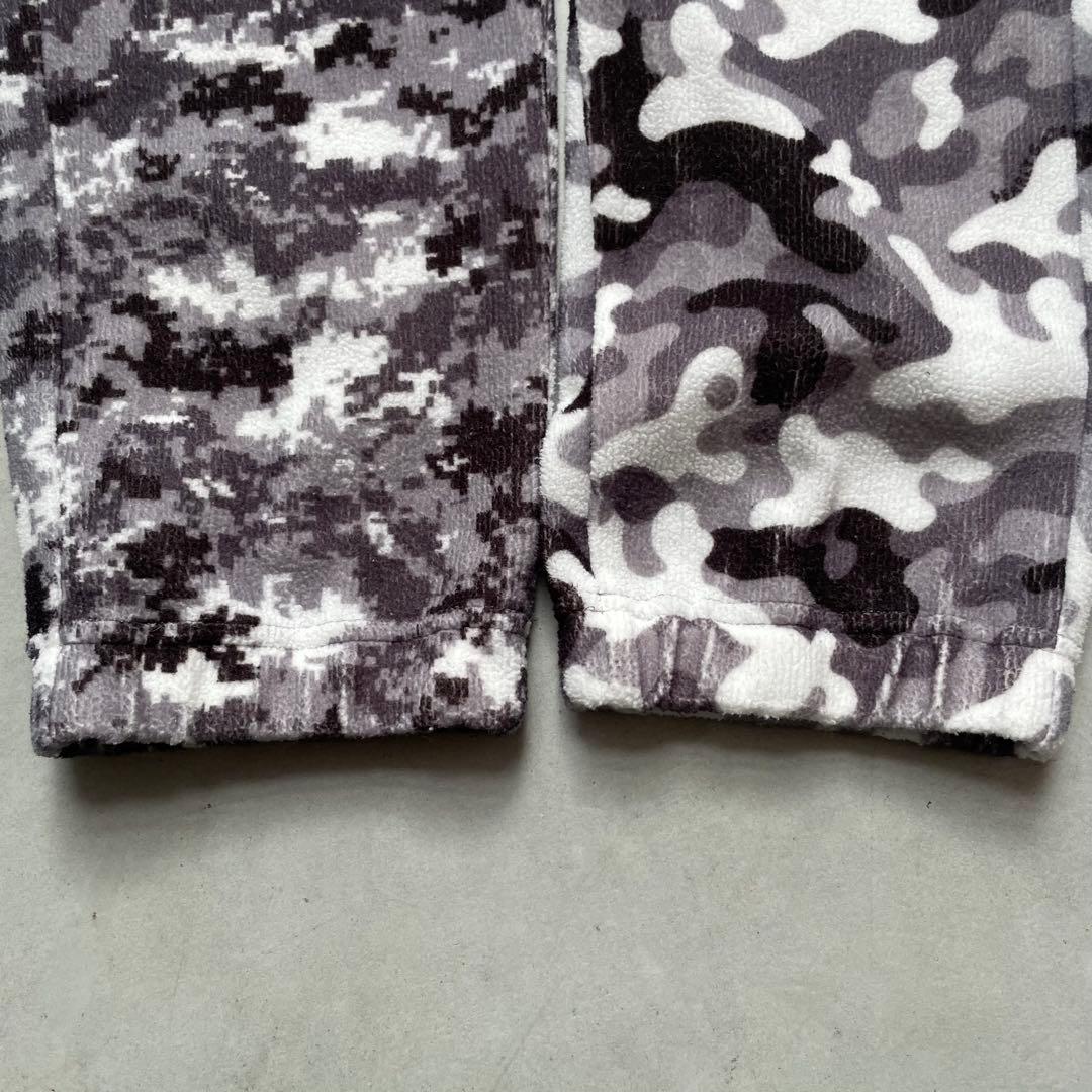 パーリーゲイツ ダブルラッセル マルチカモプリントパンツ 裾リブ ジョガーパンツ