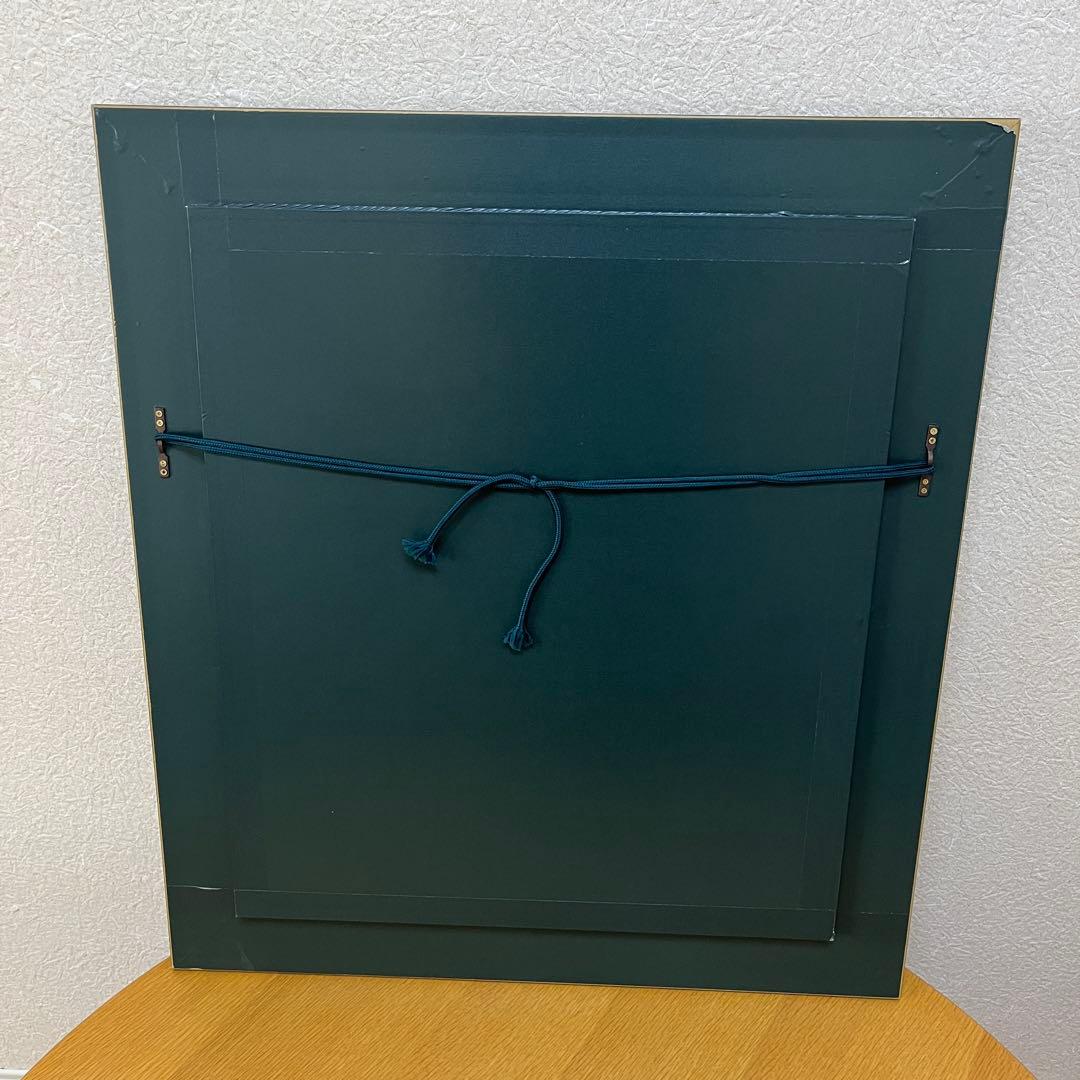 ルノワール　「麦わら帽子を被った少女」　複製画　油彩画 絵画　額装　ルノアール