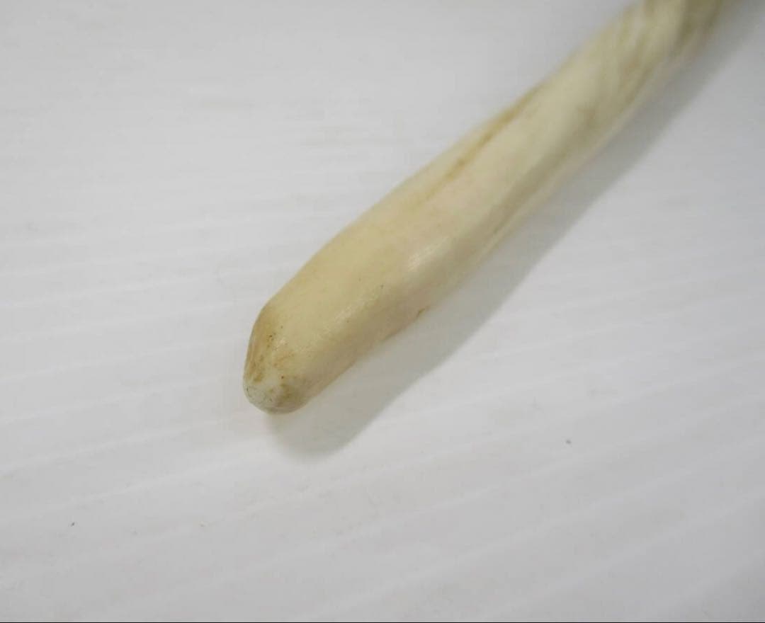 【年末特別品】一角　ウニコール イッカク　角　根付　彫刻　仏像　石器　縄文　勾玉