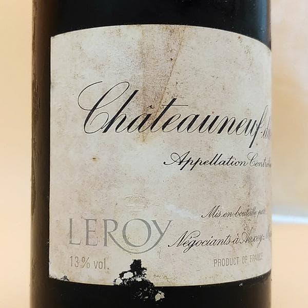 シャトー ヌ フ デュ・パプ ヴィンテージ 1978 Leroy ルロワ