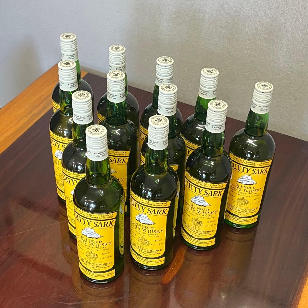 CUTTY SARK ブレンデッドスコッチウイスキー　特級　12本セット売り