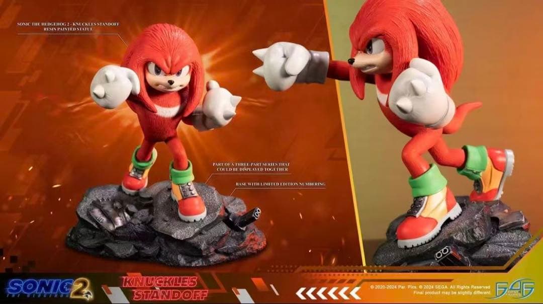 ソニック・ザ・ヘッジホッグF4Fナックルズ・ザ・エキドゥナスタチュー フィギュア
