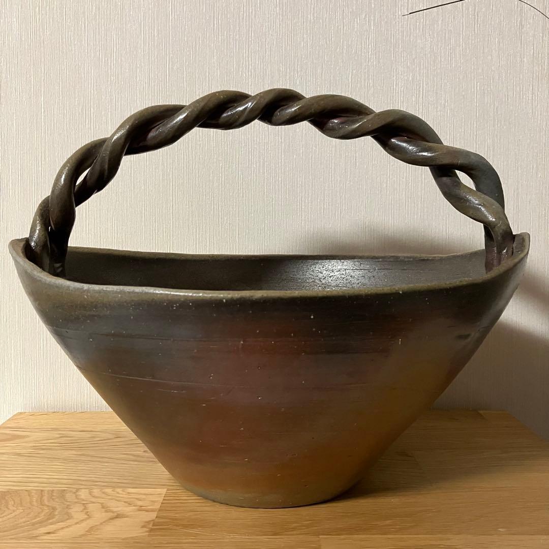 備前焼　花器　茶道具　池坊　自由花