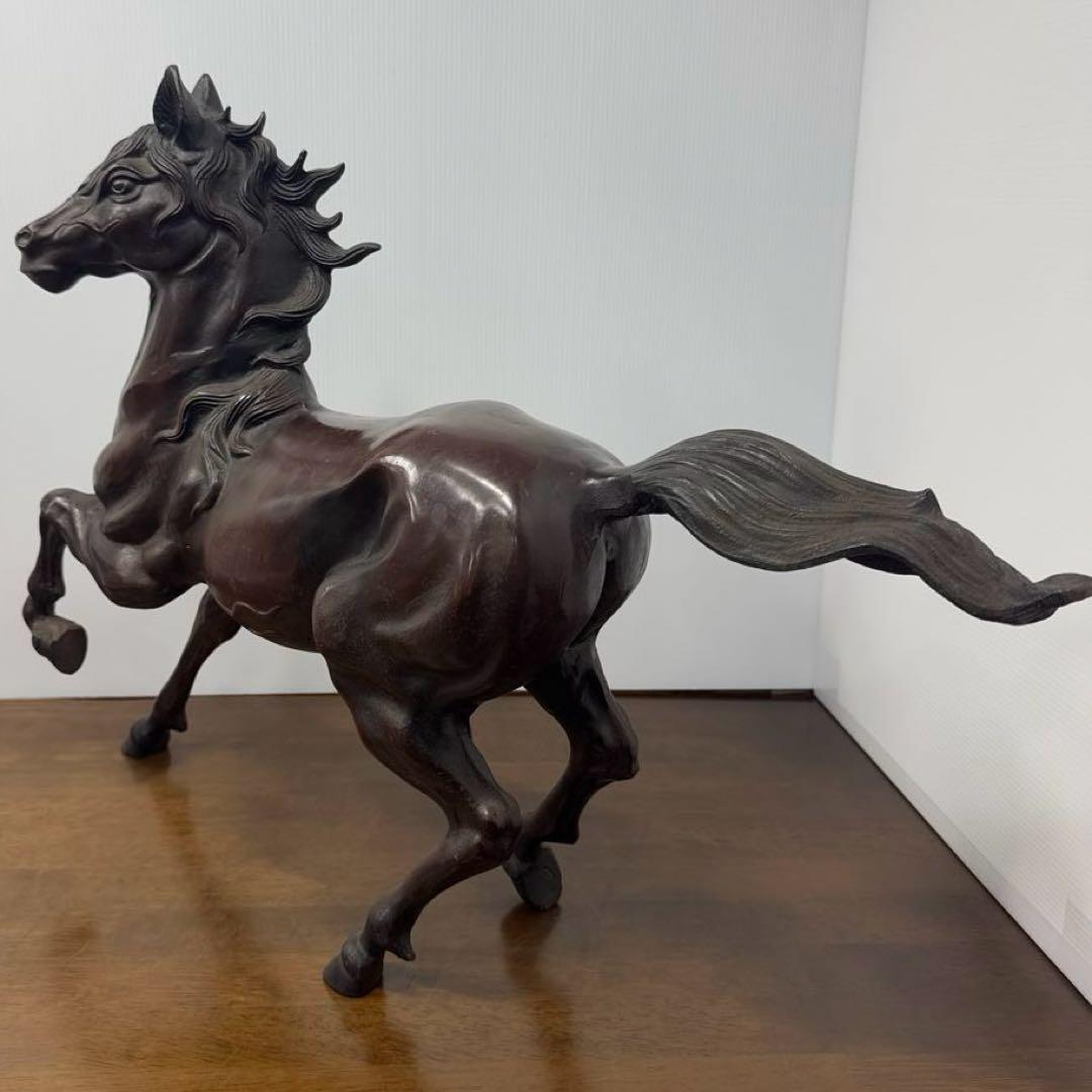 跳ね馬 金属製 オブジェ 鉄製 馬 置物 インテリア 金属工芸