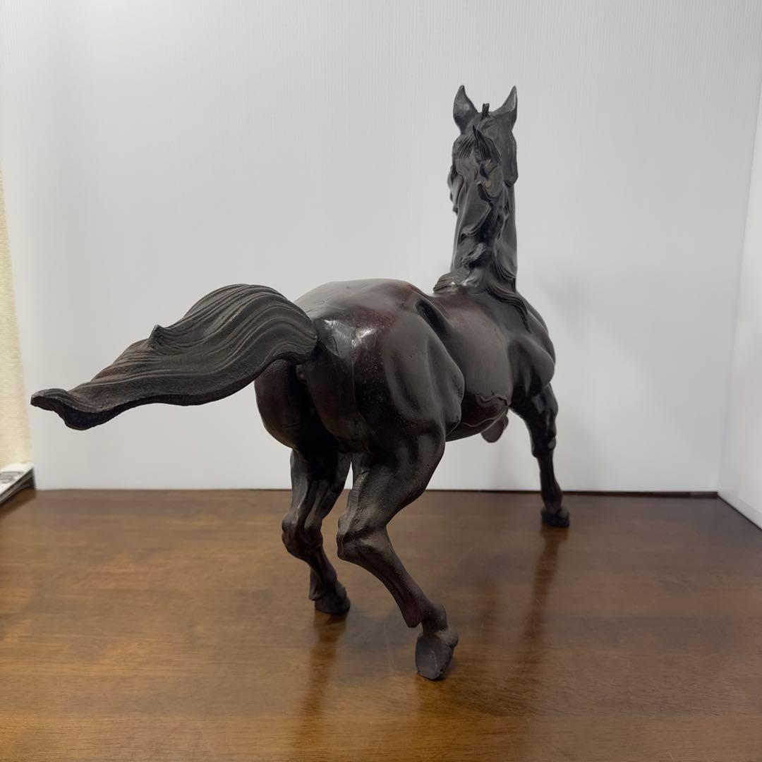 跳ね馬 金属製 オブジェ 鉄製 馬 置物 インテリア 金属工芸