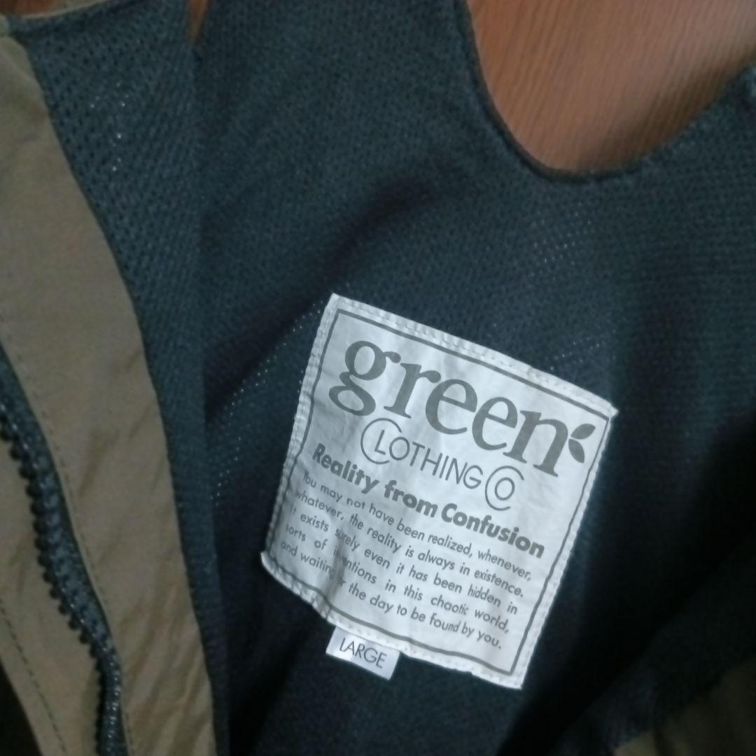 greenclothing bibpants グリーンクロージング　オリーブ　L