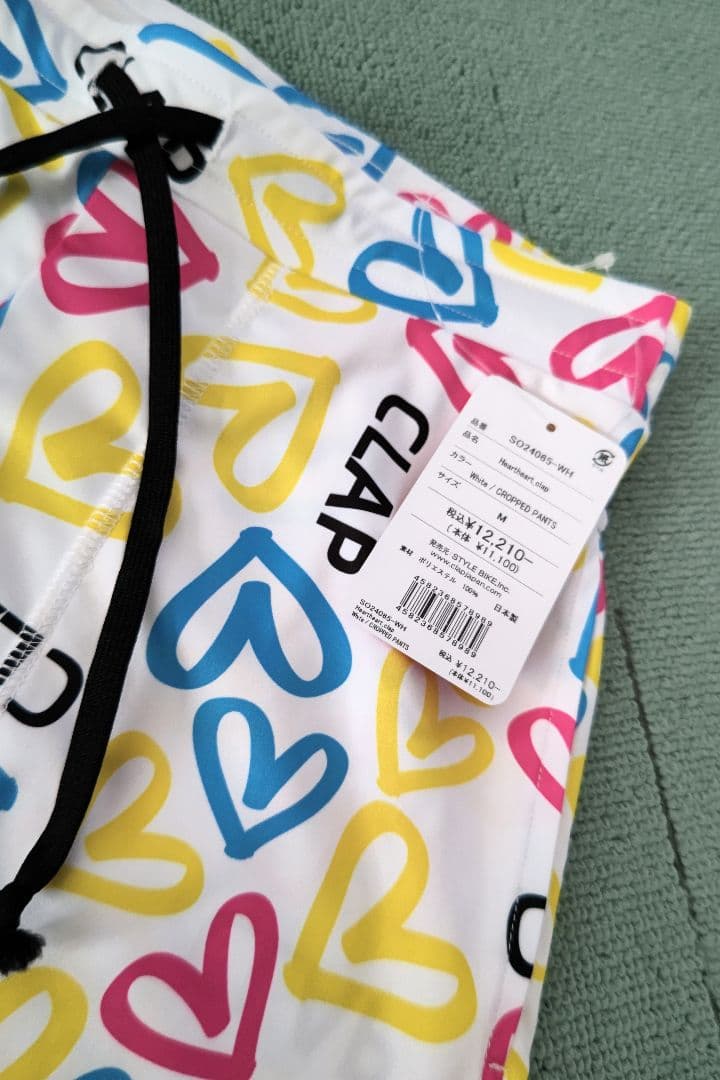 clap クラップ　百貨店限定　LIMITED ハートハートクロップドパンツ