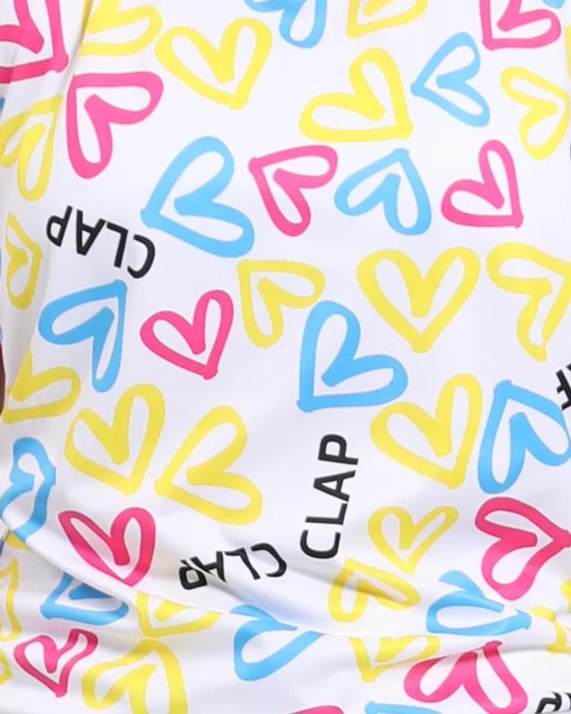 clap クラップ　百貨店限定　LIMITED ハートハートクロップドパンツ