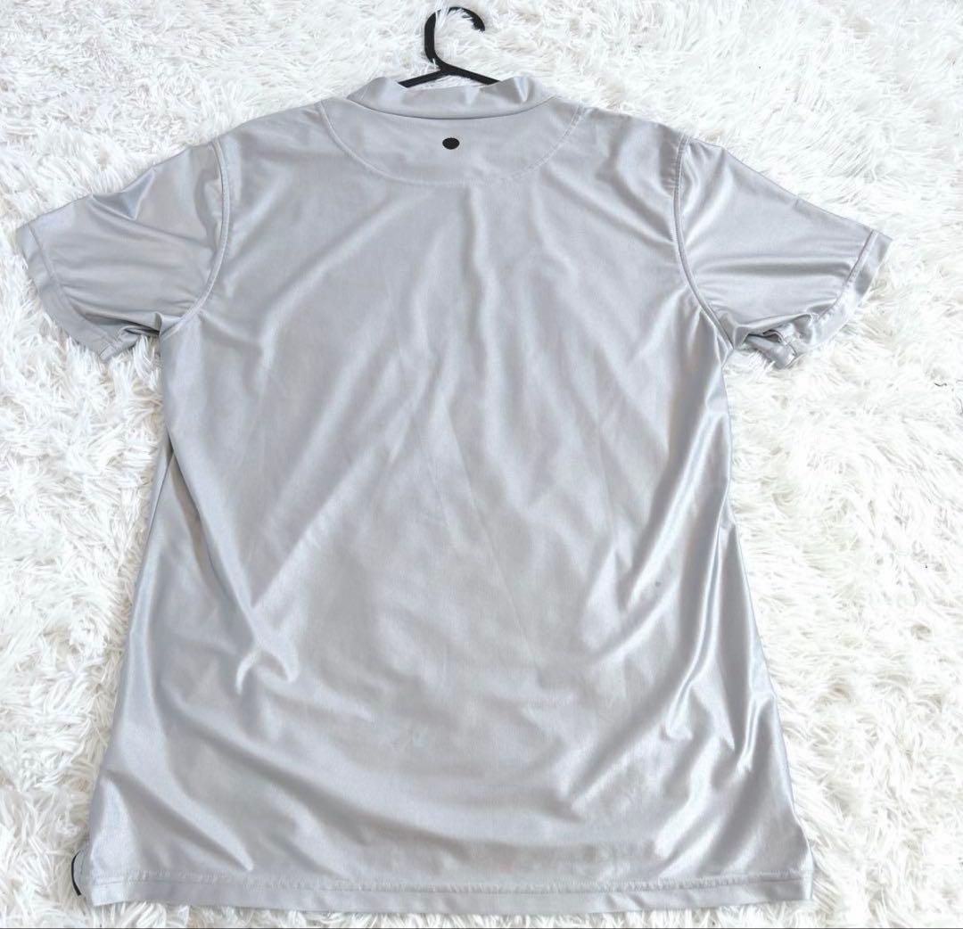 【極美品】ブリーフィング 半袖シャツ モックネックL ゴルフウェア