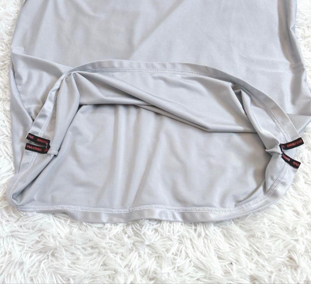 【極美品】ブリーフィング 半袖シャツ モックネックL ゴルフウェア