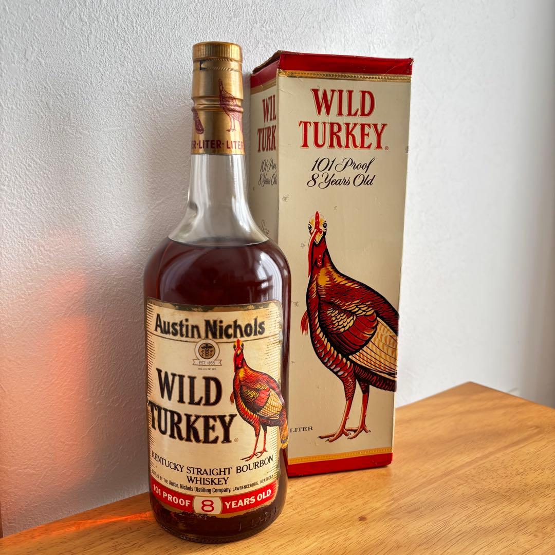 古酒WILD TURKEY 101Proof 8Years Old 1L 箱入り