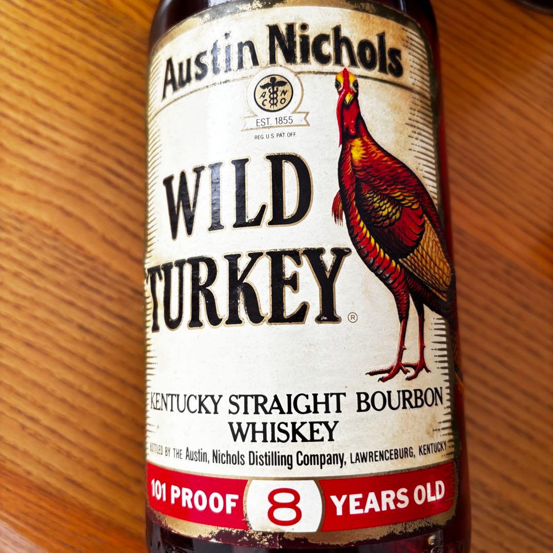 古酒WILD TURKEY 101Proof 8Years Old 1L 箱入り