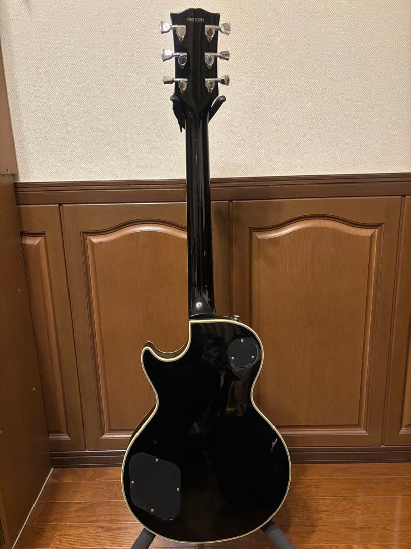 Burny レスポールカスタムタイプ　Bigsbyアーム付　セミホロウボディ