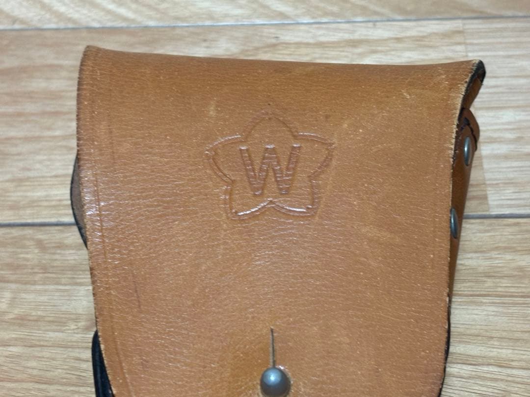 陸上自衛隊 9ｍｍ拳銃用茶革ホルスター 迷彩カバー タナカ 9mm拳銃 ASGK