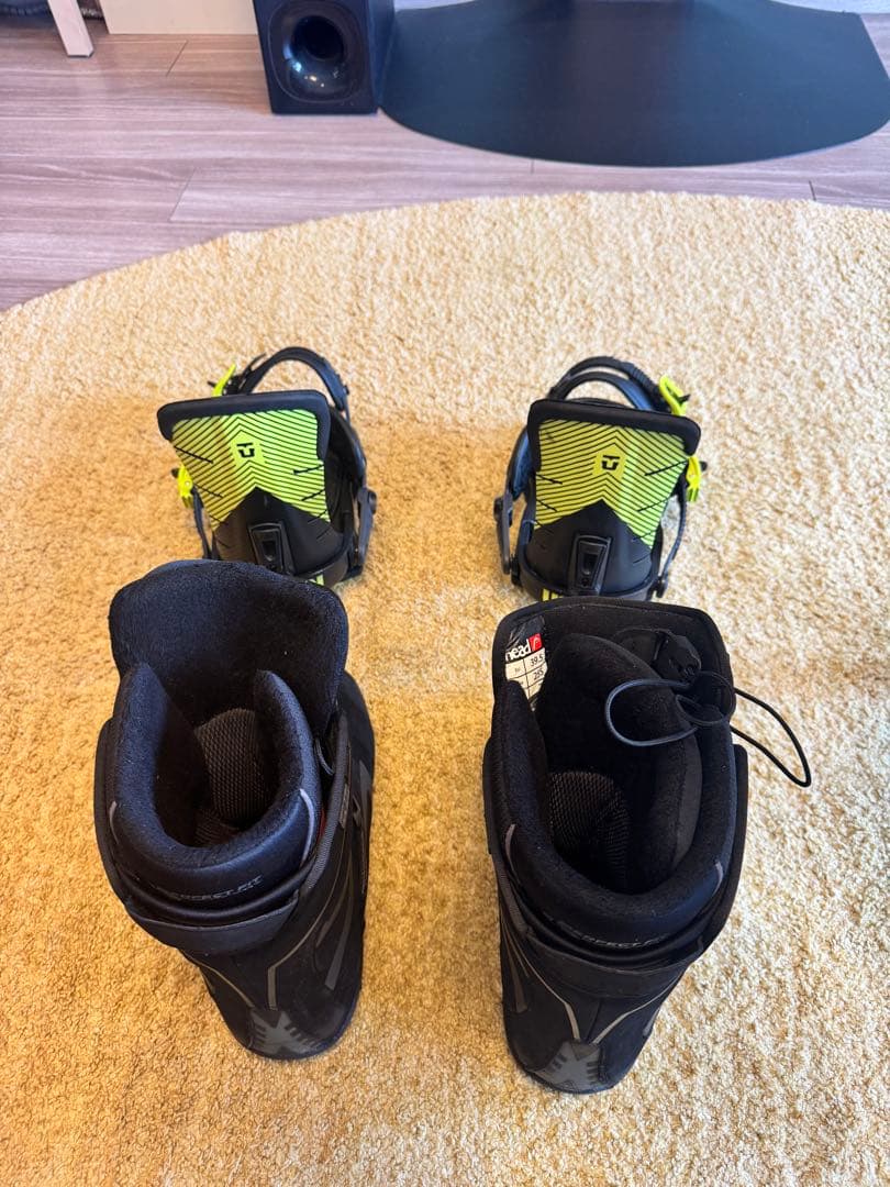 UNIONビンディングブラック・イエロー/head スノーボードブーツ ブラック