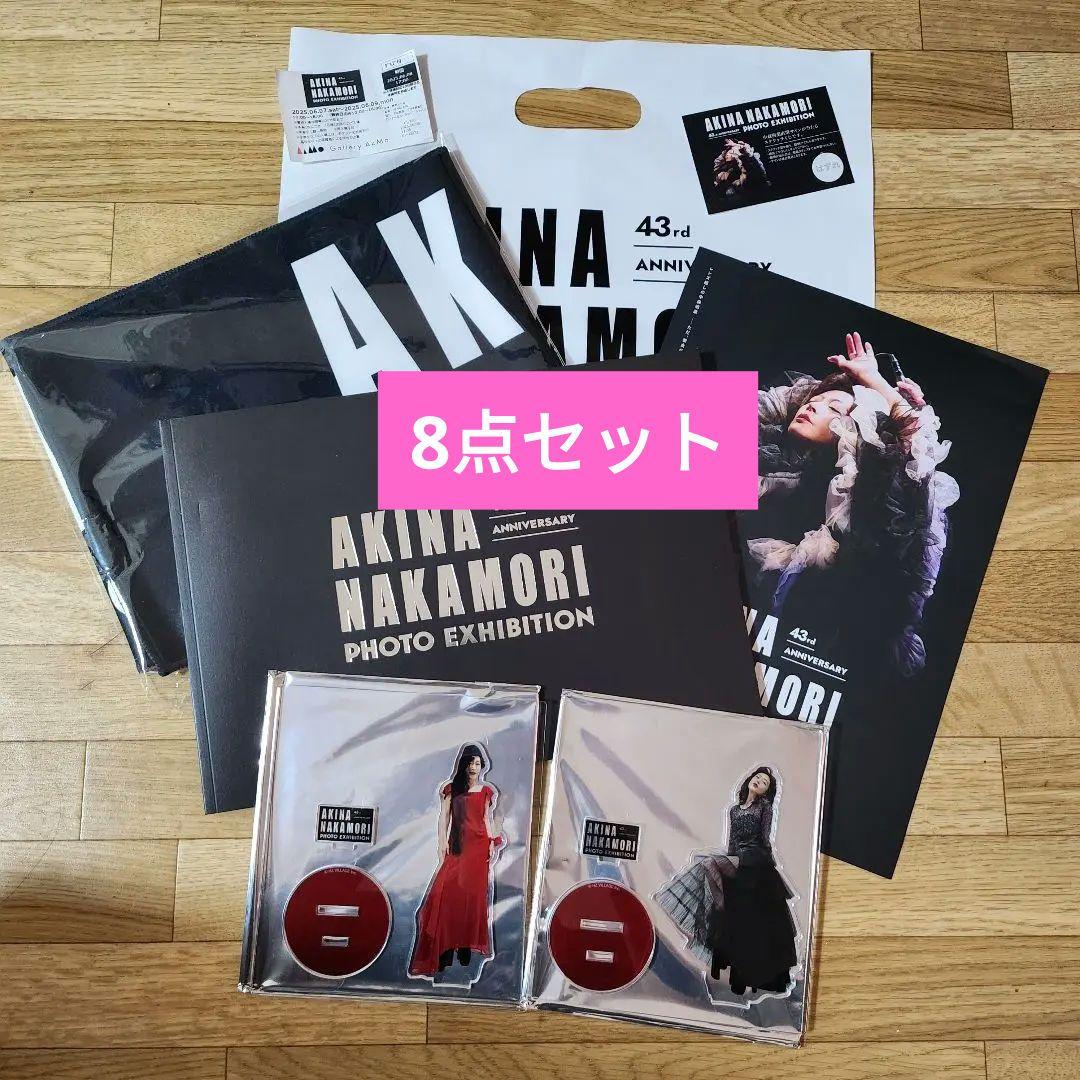 【8点セット 】中森明菜 写真展 アクリルスタンド マフラータオル フォトブック