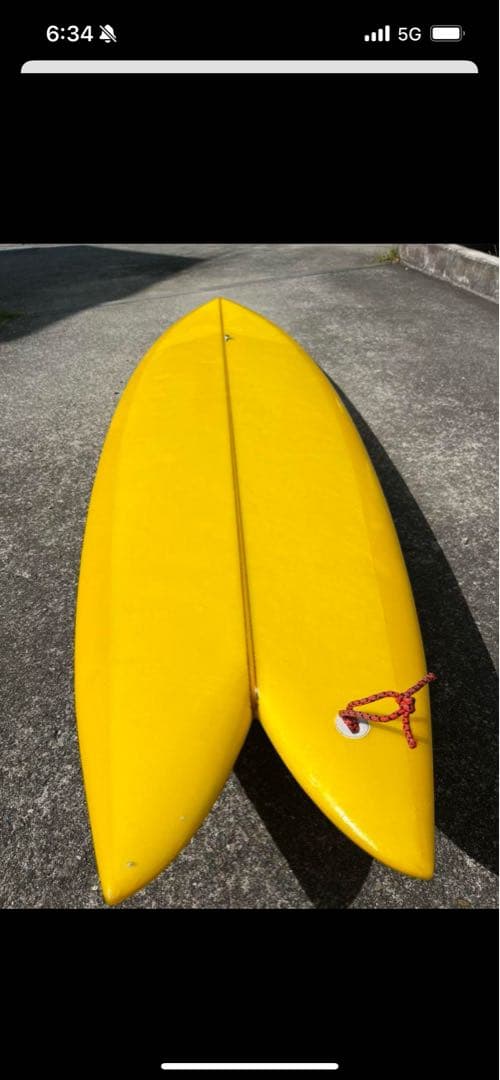 THOMAS surfboard Long fish 7.4　トーマス