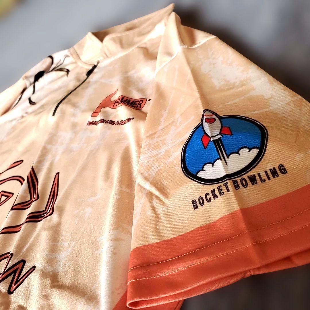 ✨新品✨ボウリングウェア　【L】　ブラックウィドー　オレンジ