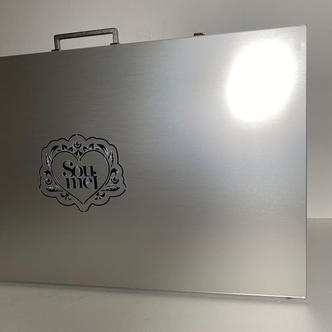 ソウメイ　アタッシュケース　ル　セクストゥール　レッド　ブラック　シルバー