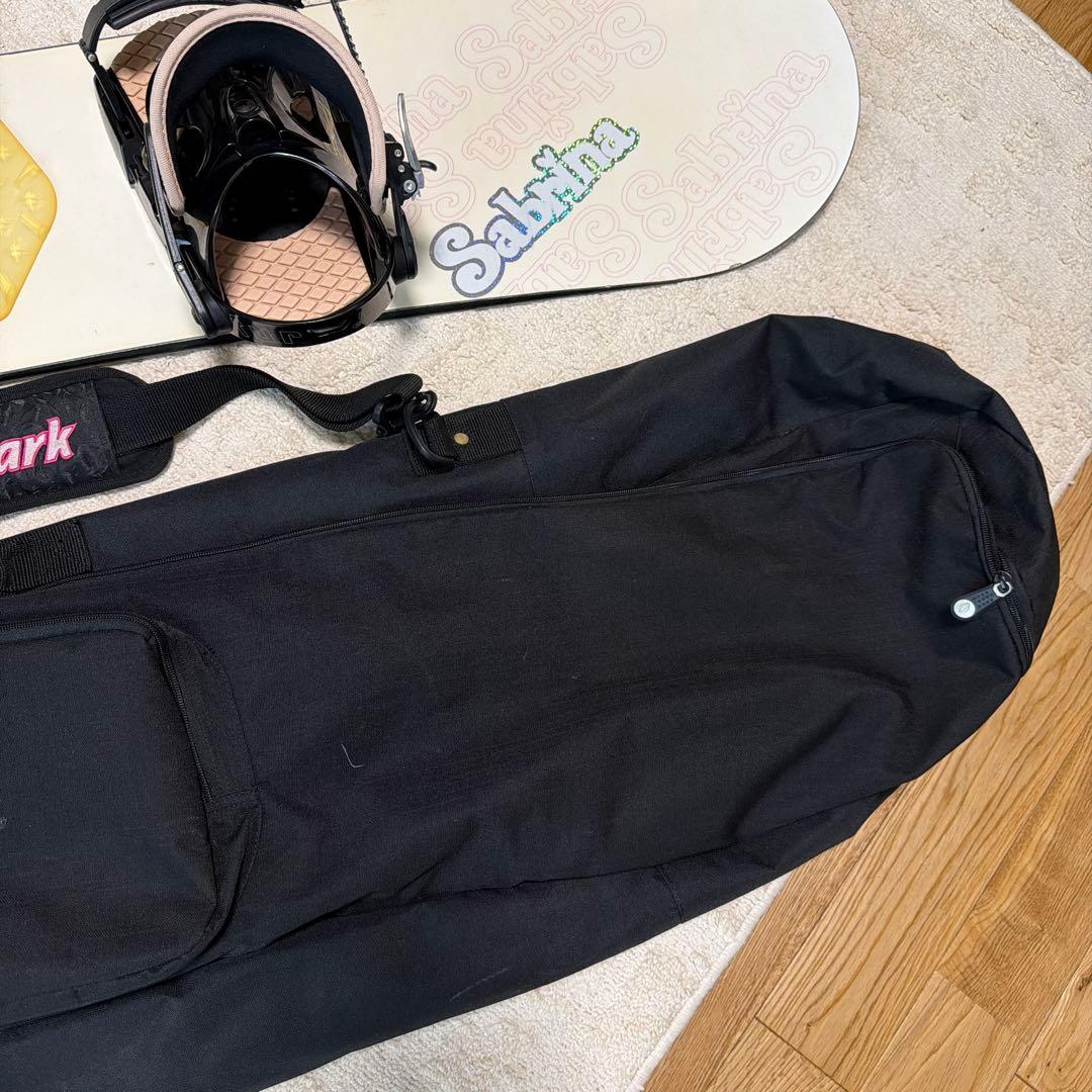 Sabrina スノーボード　144cm HEADビンディング　キスマークバッグ