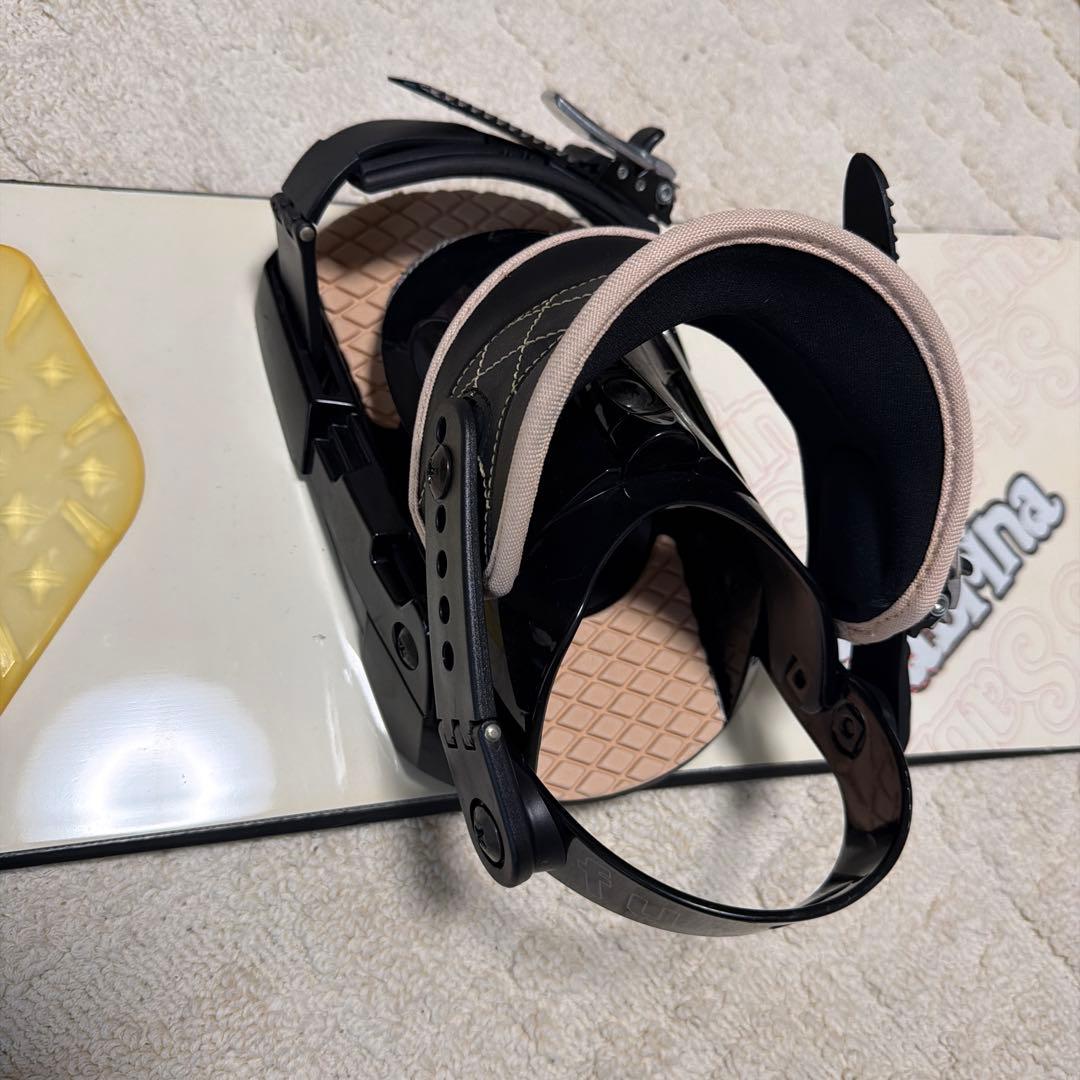 Sabrina スノーボード　144cm HEADビンディング　キスマークバッグ