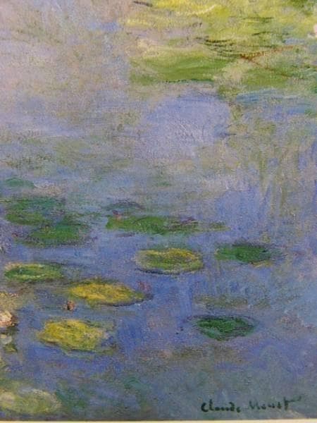 モネ、睡蓮、超希少額装用画版、新品額装付