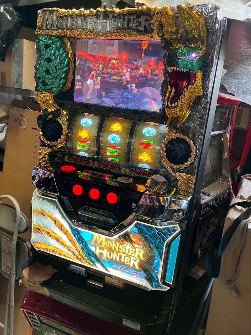 鈴木モンスターハンター　月下雷鳴　大花火　akb3台で45000