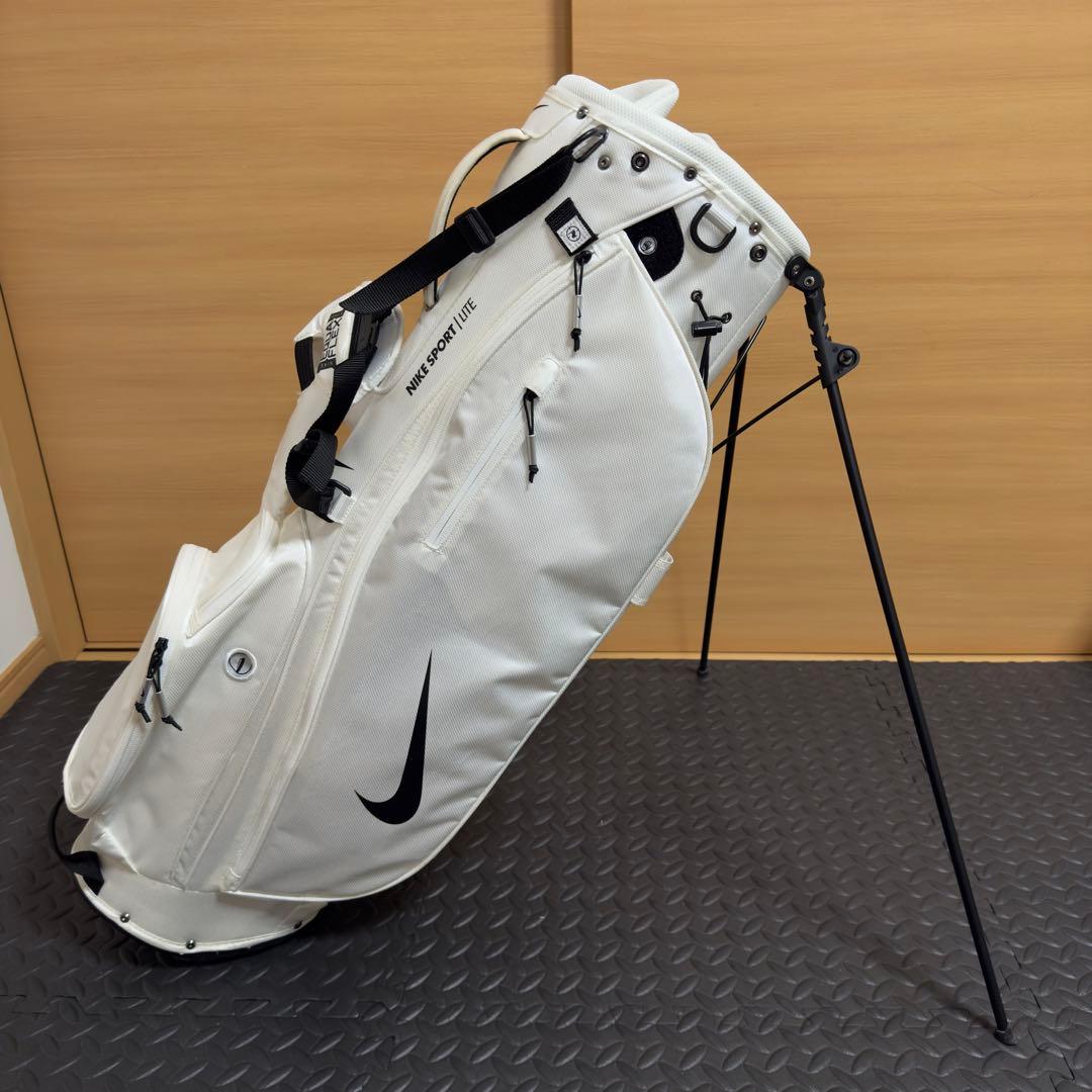 NIKE GOLF スタンド式 キャディバッグ 5分割 ホワイト 白 軽量