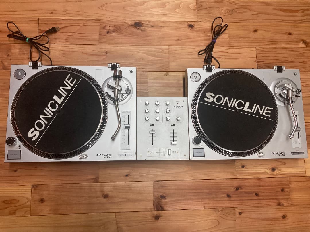 ジャンク品　SONICLINE ソニックライン　ターンテーブルミキサーセット