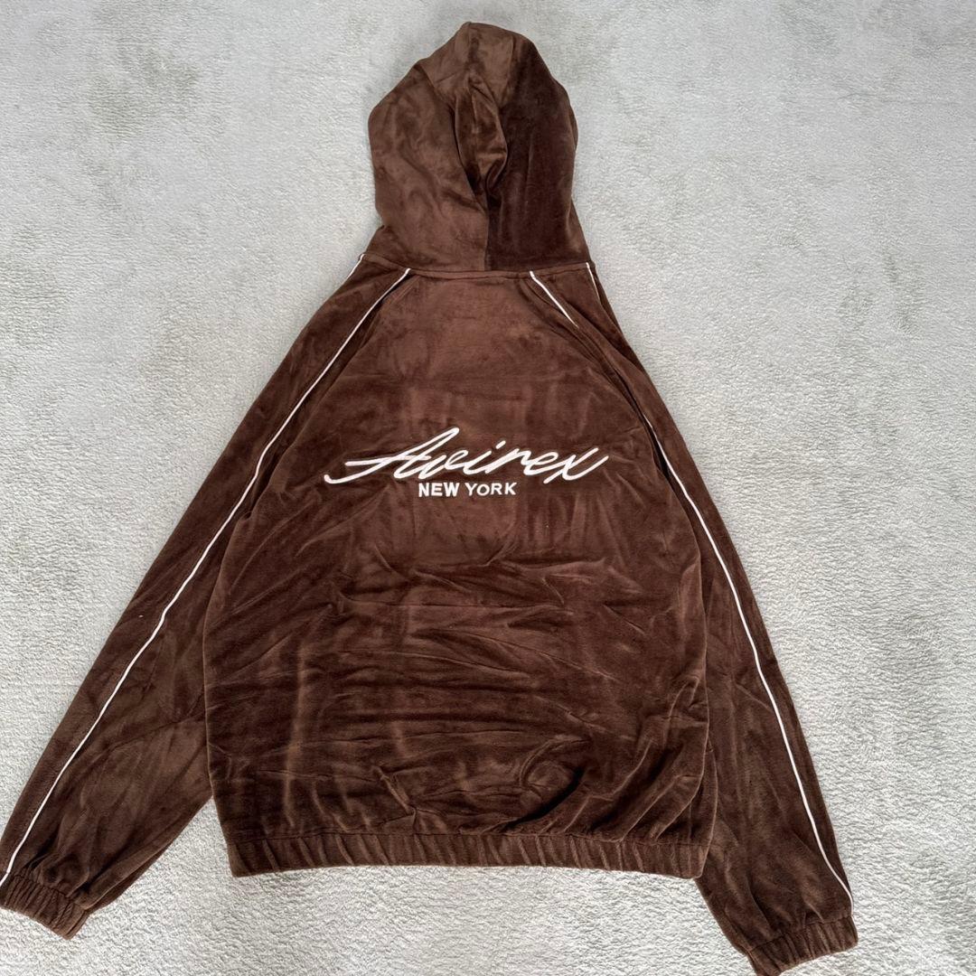 AVIREX アヴィレックス ベロア セットアップ ジャージ ジャケット パンツ