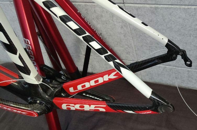 中古 2011 LOOK695 フレームセット Mサイズ コフィディスカラー