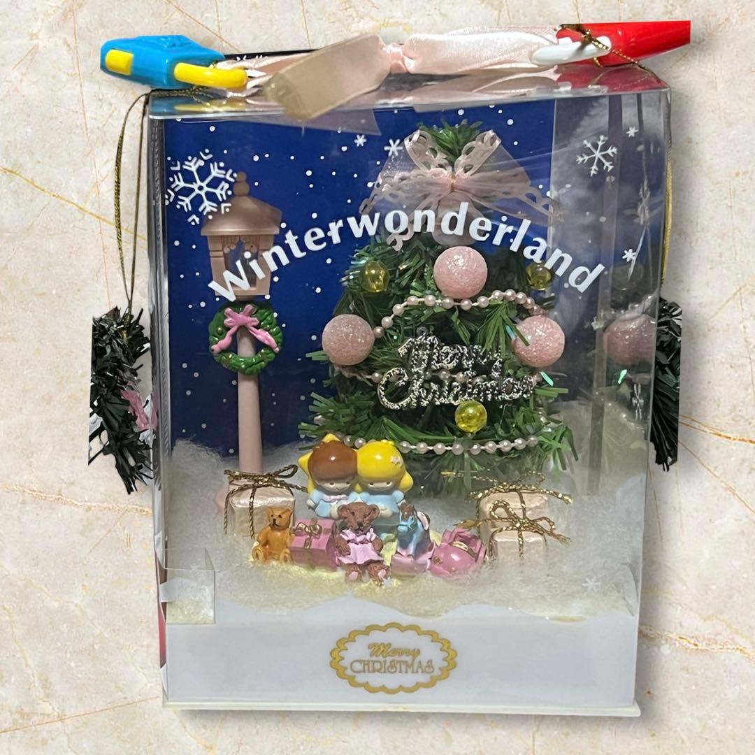 キキララ リトルツインスターズ ジオラマ ミニツリー クリスマス