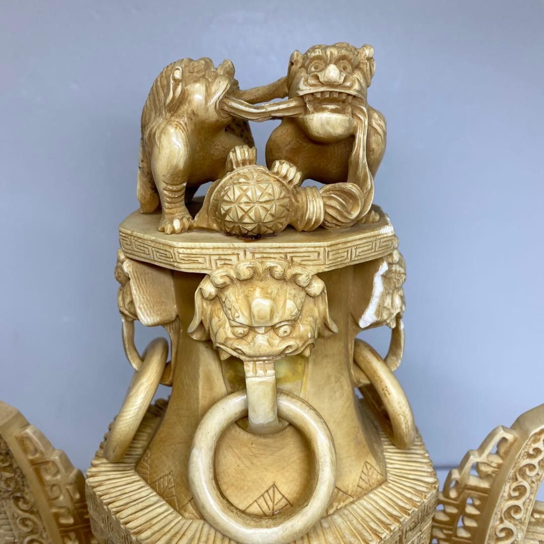 極上　特大　香炉　2514g 高さ約35㎝トカコ　東さ8-0208☆2F