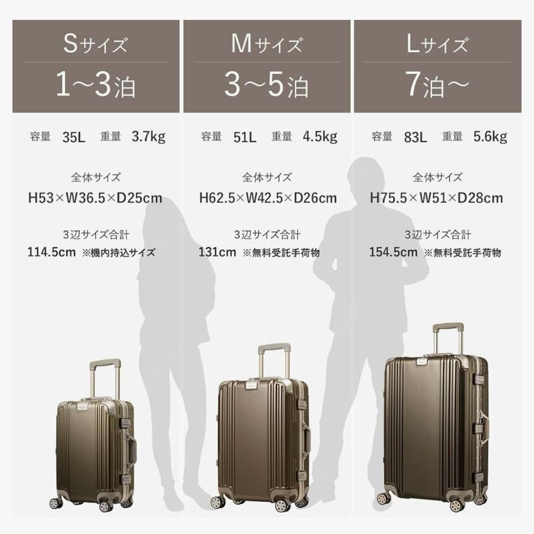 【美品】レジェンドウォーカー スーツケース キャリーケース Mサイズ