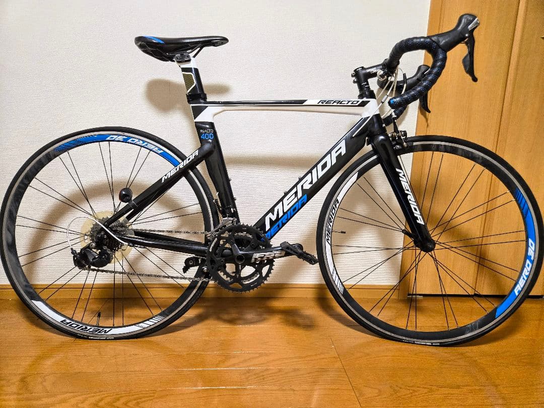 MERIDA REACTO 400 ロードバイク ブラック/ホワイト/ブルー