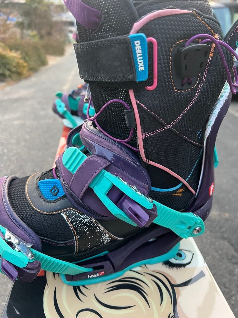 女性、グラトリに最適‼︎BOUNDの板とビンディング、ブーツのセット