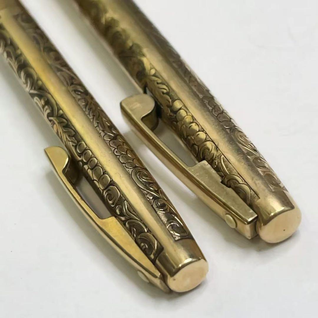 米国ヴィンテージ シェーファー K12金張り シャープペンシル・ボールペンセット