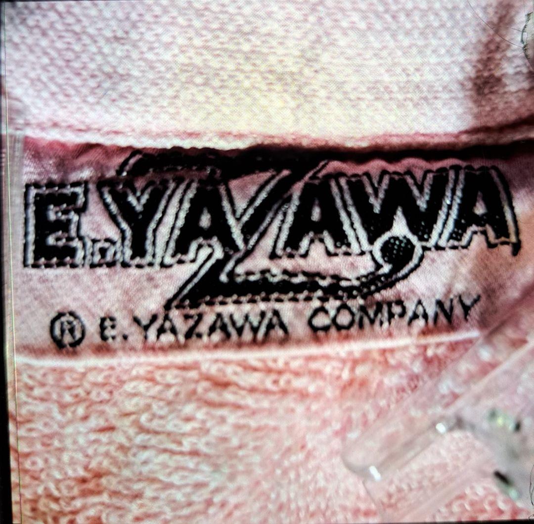 E.YAZAWA ロゴタオル ピンク 綿100%