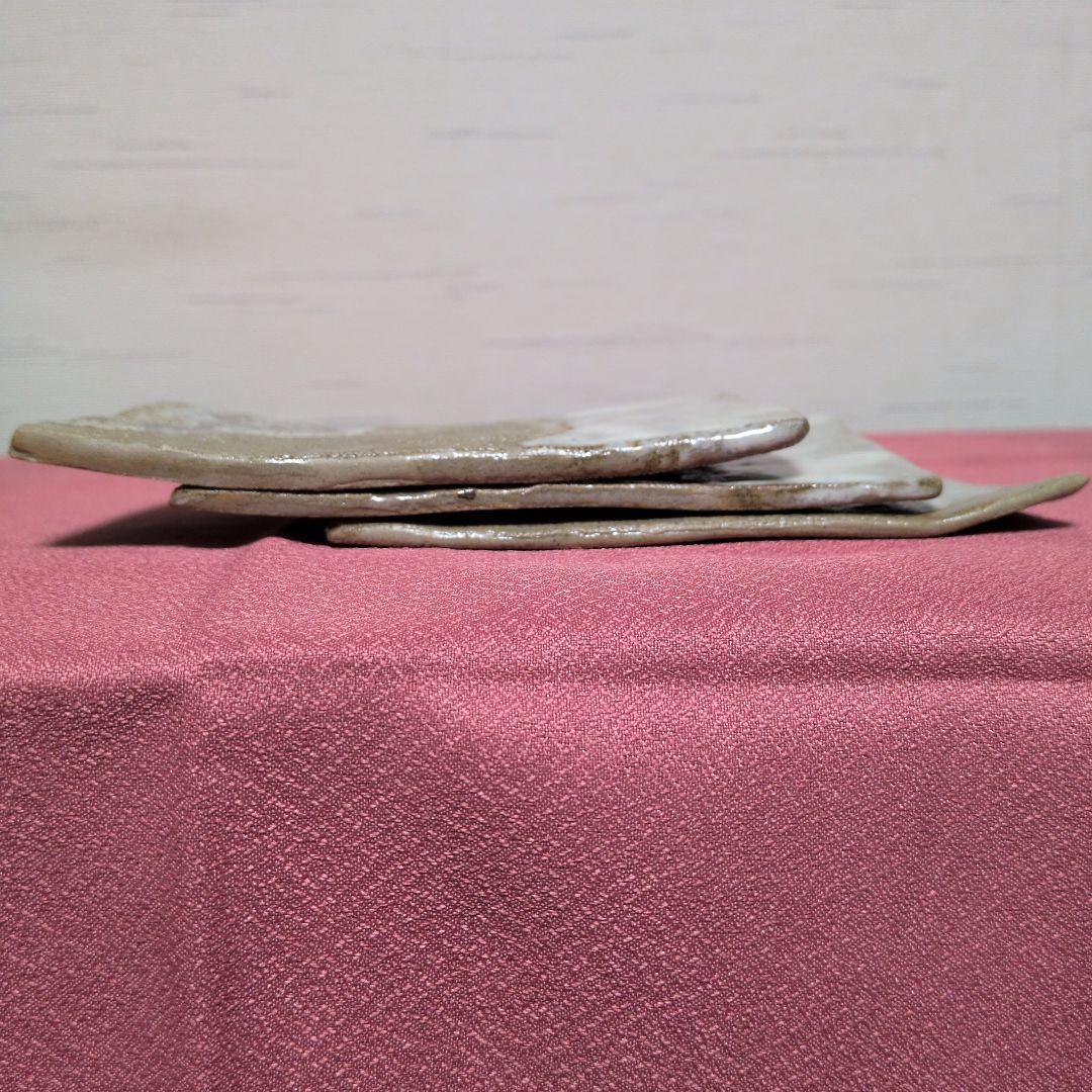 陶磁器　食器　皿　長角皿　長方皿　平皿　３枚　古道具　古民具