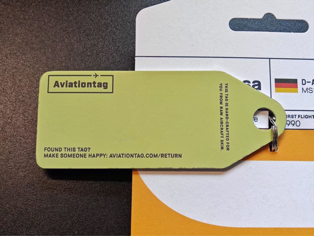 ルフトハンザドイツ航空 Aviationtag A320 コンビ色