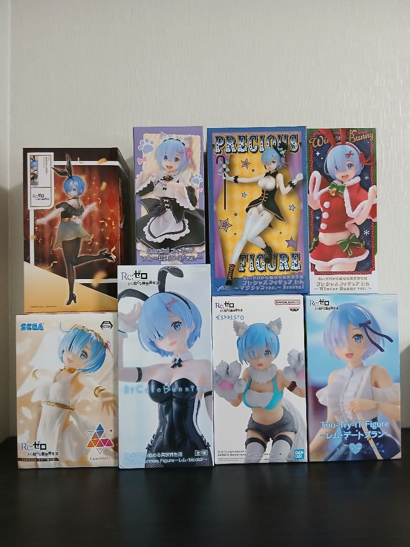 Re:ゼロから始める異世界生活　レム フィギュア 8体セット