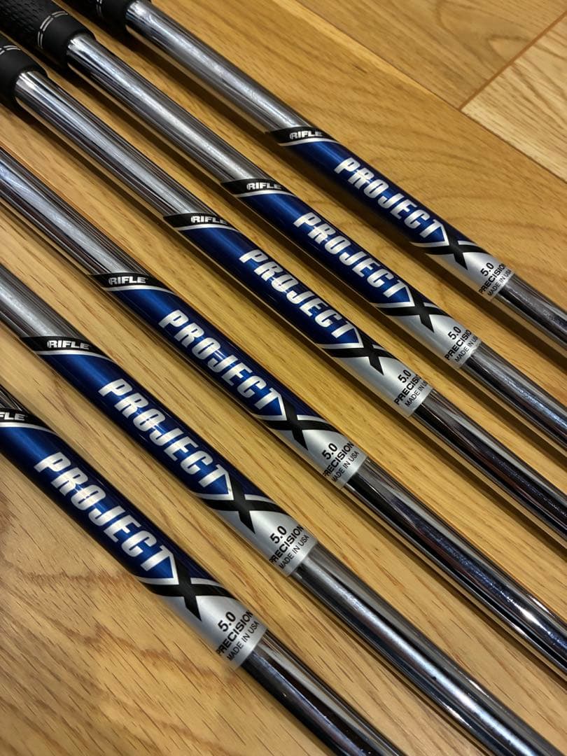 ライフル プロジェクトＸ　precision 5.0 シャフトのみ6本セット