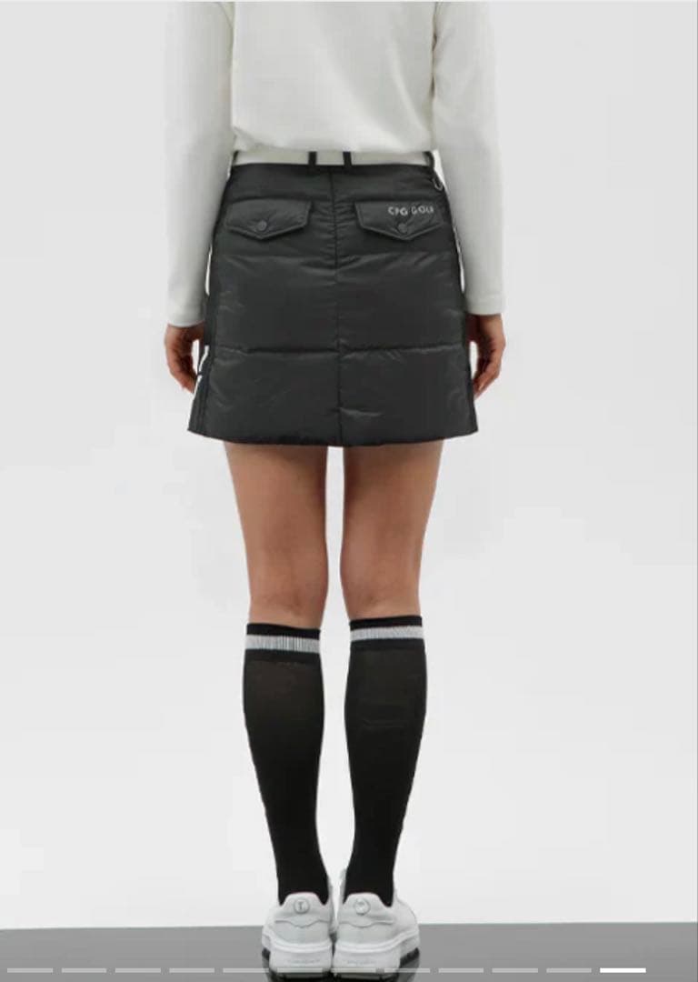 ブラックキルティングスカート CPGgolf