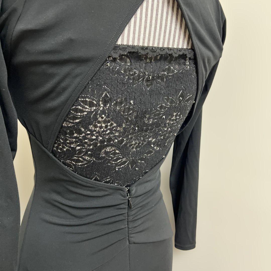 チャコット　社交ダンス　ブラックドレス　M