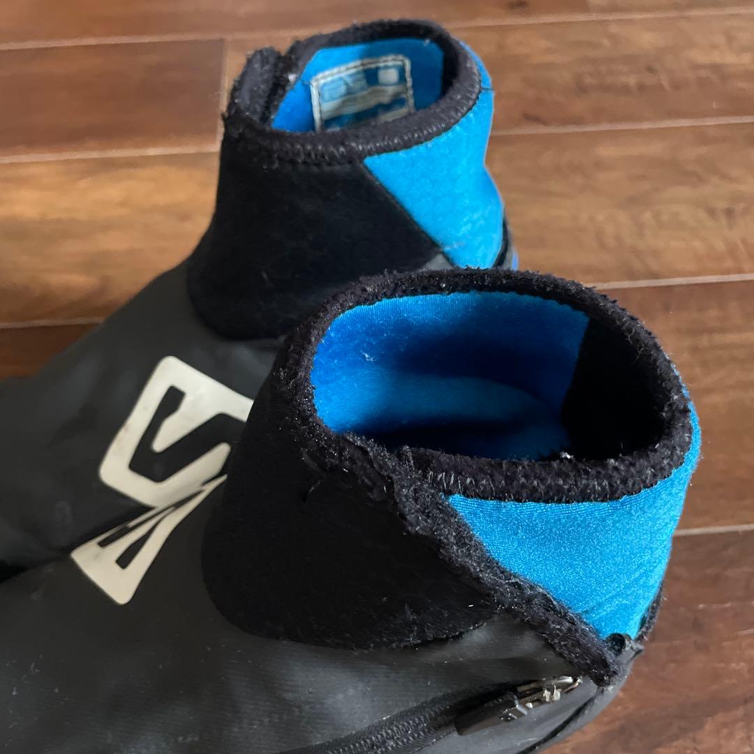 Salomon クロスカントリースキー用ブーツ 男性用ブラック/ブルー