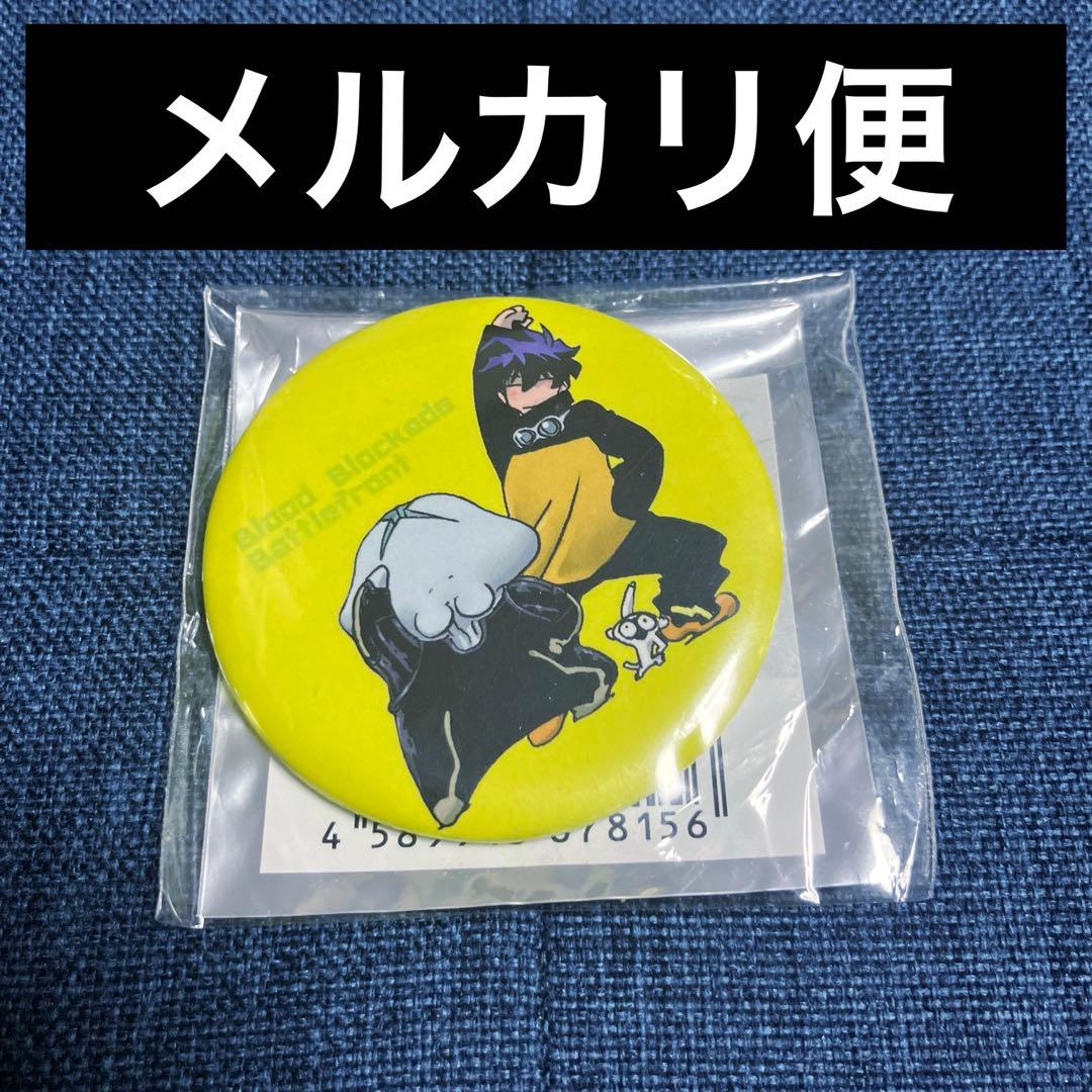 血界戦線 内藤泰弘の世界展 原画展 25th 缶バッジ 原作絵 レオナルド ネジ