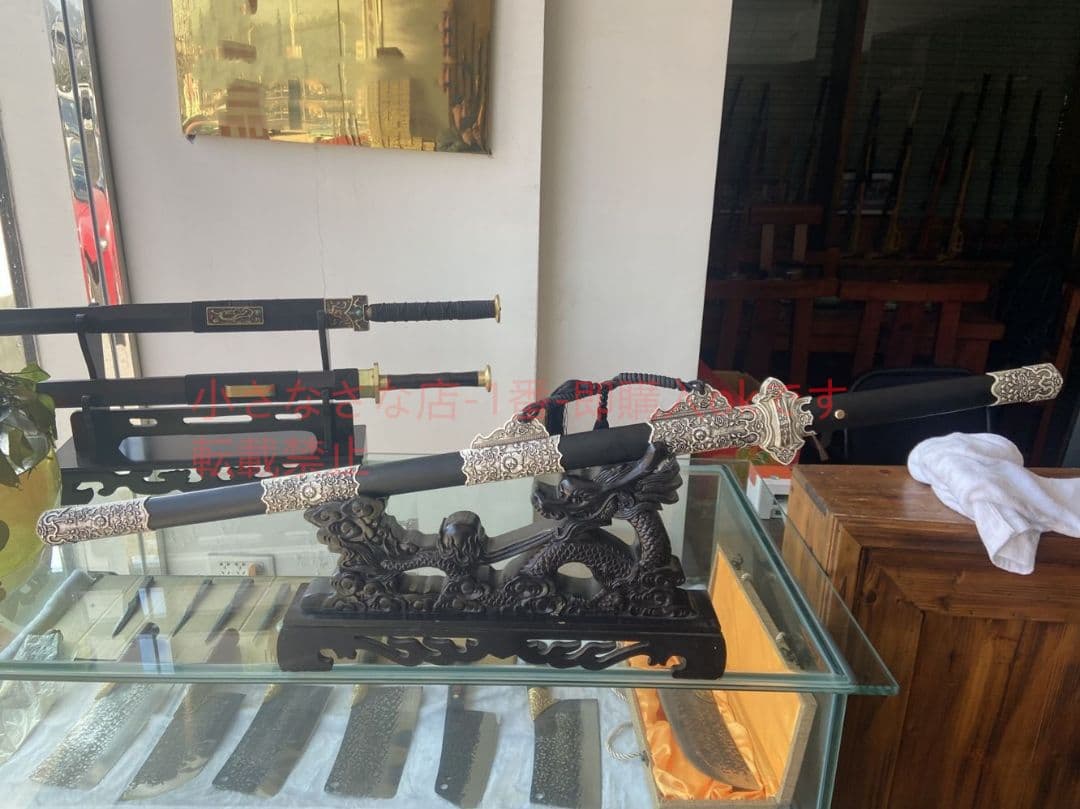 唐横刀盛世唐草模様鋼 古兵器 武具 刀装具 日本刀 模造刀 居合刀