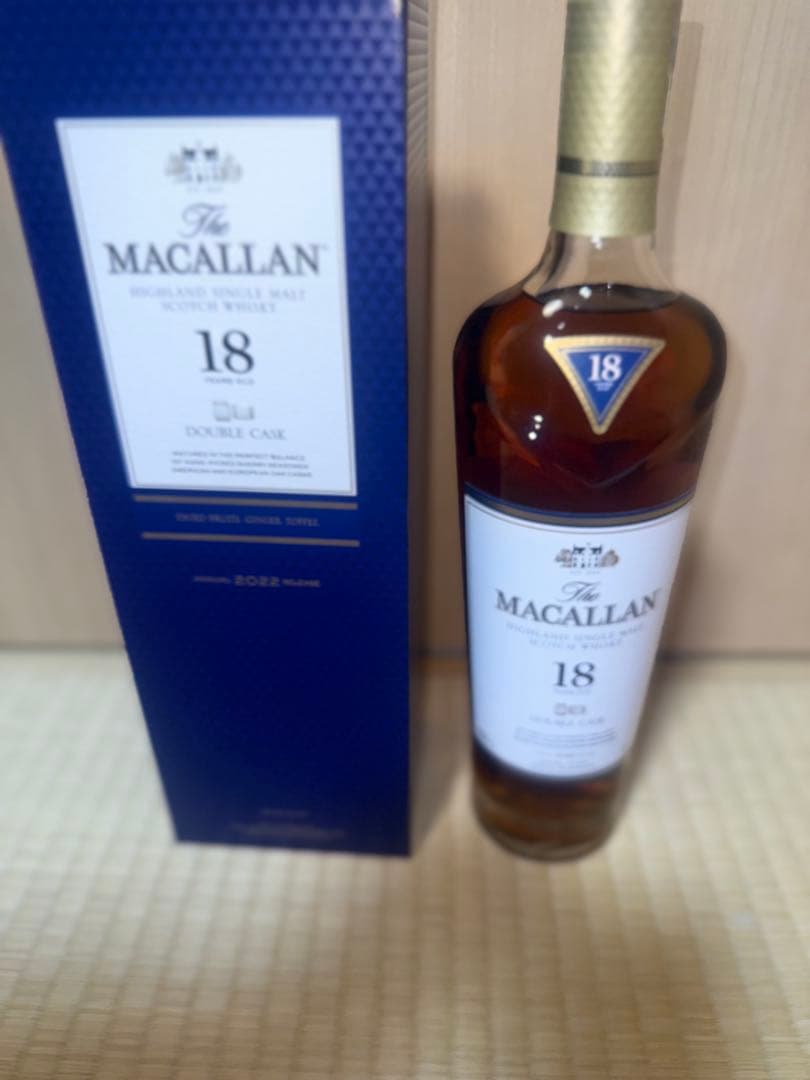 ウイスキー マッカランダブルカスク18年 43度　700ml 1本シングルモルト